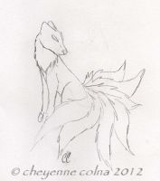 Kitsune With Many Tails